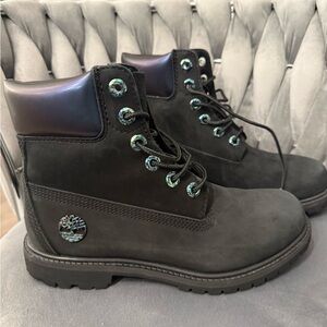 Timberland Black Iridescent Waterproof Boots
